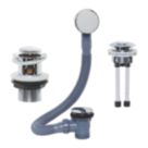 ETAL Chrome Click‑Clack Bath & Basin Waste Pack