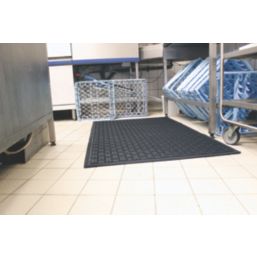 COBA K-Mat Anti-Fatigue Floor Mat Black 1.5m x 0.9m x 9mm