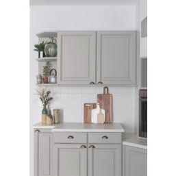 V33 750ml Soft Grey Satin Kitchen Cupboard Paint