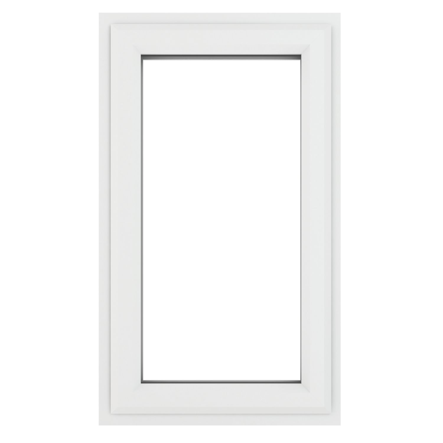 Crystal Left-Hand Opening Clear Triple-Glazed Casement White uPVC Window 610mm x 1115mm (694JM)
