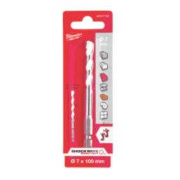 Milwaukee  Hex Shank Multi-Material Drill Bit 7mm x 100mm