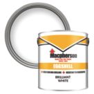 Macpherson 2.5Ltr Brilliant White Eggshell Solvent-Based Trim Paint
