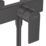 Hansgrohe Vernis Shape Exposed Single Outlet Manual Matt Black Mixer Shower Valve
