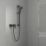 Hansgrohe Vernis Shape Exposed Single Outlet Manual Matt Black Mixer Shower Valve