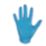 Site SDG102 Nitrile Powder-Free Disposable Gloves Blue Large 100 Pack