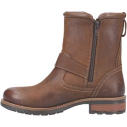 Cotswold Kinsham Size 4 Womens Tan Waterproof Lace & Zip Non Safety Work Boots
