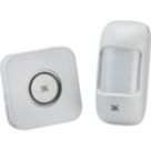 Knightsbridge DC016 Plug-In Wireless Door Chime Kit White