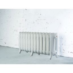 Arroll 470mm x 994mm 3685BTU White Cast Iron 3 Column Radiator