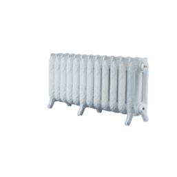 Arroll 470mm x 994mm 3685BTU White Cast Iron 3 Column Radiator