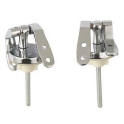 Essentials  Toilet Seat Hinges 2 Pack