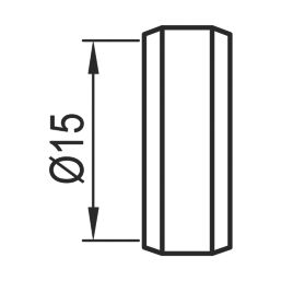 Flomasta  Brass Compression Olives 15mm 20 Pack