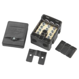 Knightsbridge 100A Single Pole Connector Block (Black)