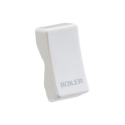 Knightsbridge 'BOILER' Switch Cover White