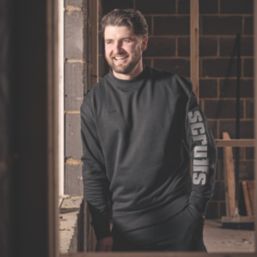 Scruffs Fintry Sweatshirt Black Large 42-44" Chest