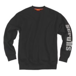 Scruffs Fintry Sweatshirt Black Large 42-44" Chest