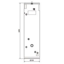 Gledhill  Indirect Unvented  Hot Water Cylinder 300Ltr