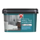 V33 2Ltr Soft Grey Satin Tile Paint
