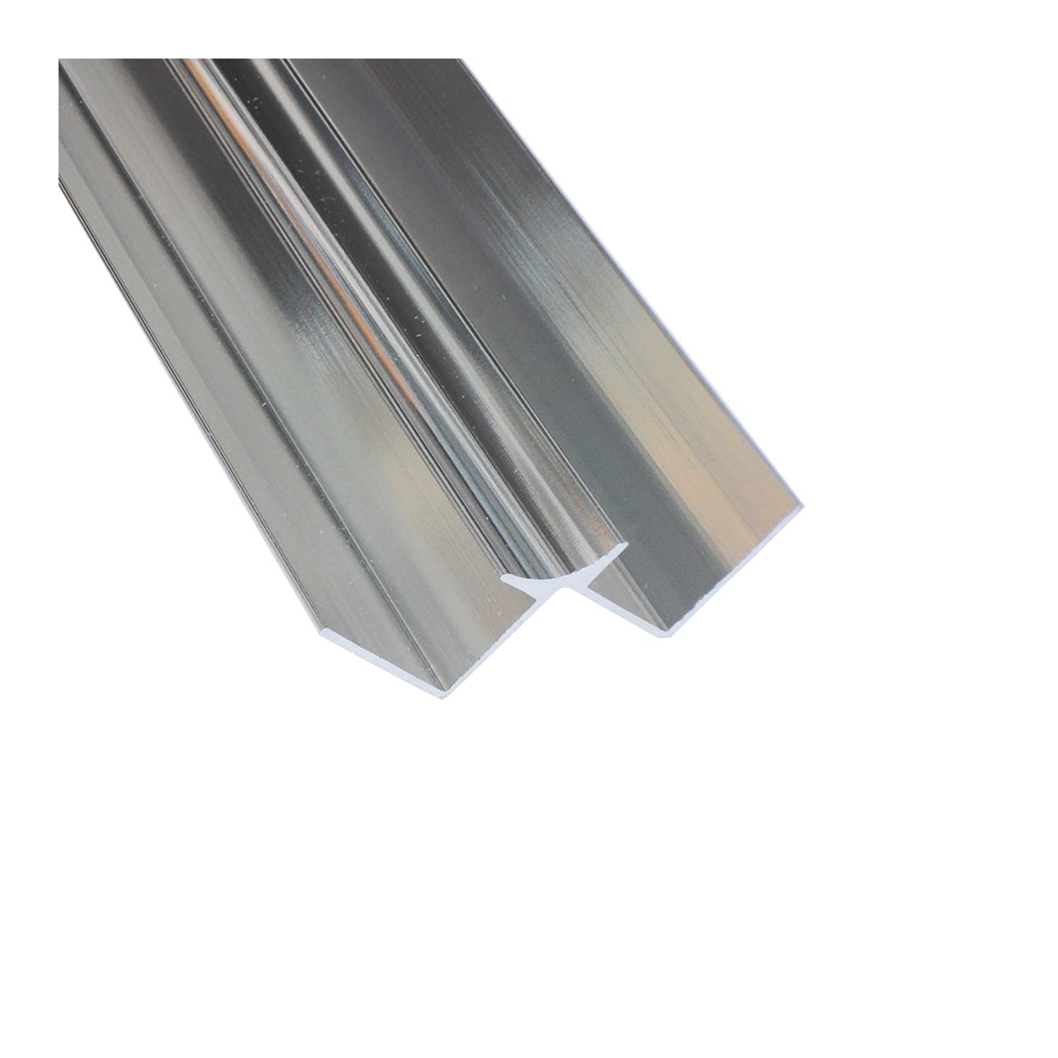 Splashwall Internal Corner Polished Silver 2420mm x 11mm (695GV)