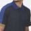 Regatta Contrast Coolweave Polo Shirt Navy/New Royal Large 46" Chest