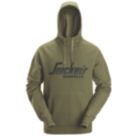 Snickers 2894 Logo Hoodie  Khaki Green Large 43" Chest