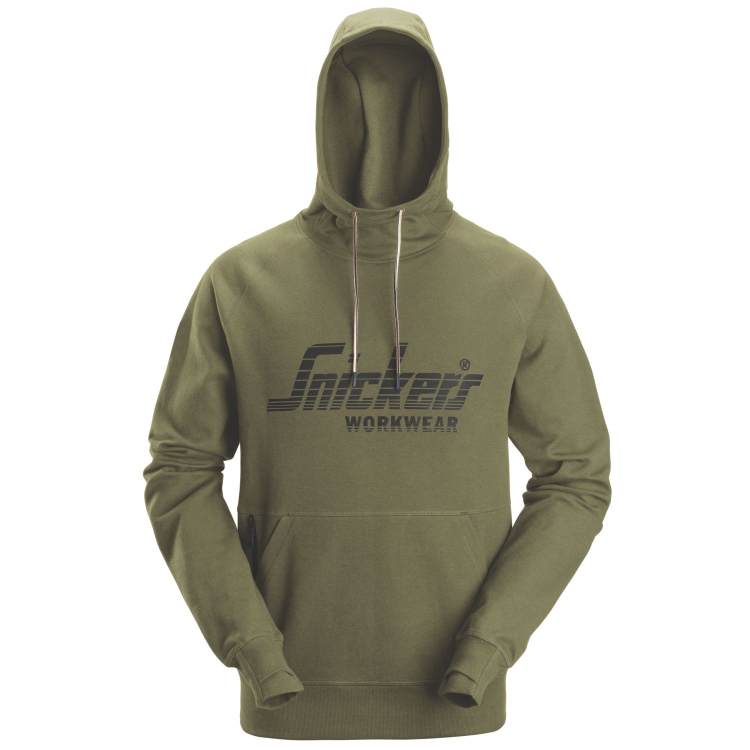 Snickers 2894 Logo Hoodie Khaki Green Large 43" Chest (695KC)