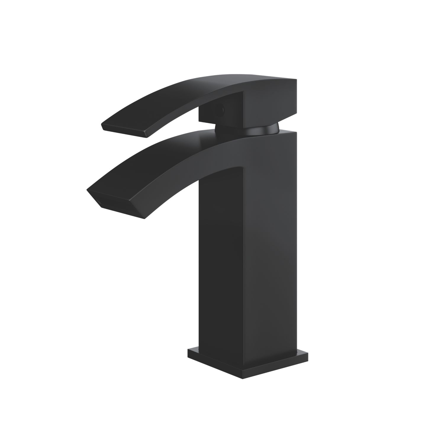 ETAL Kinlin Mono Basin Mixer Tap Matt Black (695KG)