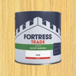 Fortress Trade 2.5Ltr Clear Gloss Solvent-Based Exterior Yacht Varnish