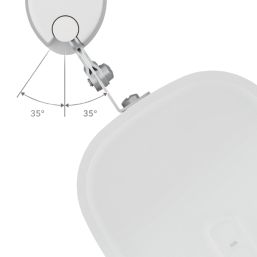 AVF Tilt & Turn Surround Sound Speaker Mounts White