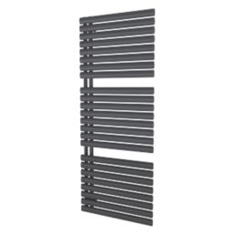 Ximax 1515mm x 600mm 2840BTU Anthracite Flat Designer Towel Radiator