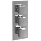 ETAL Veda Concealed 3 Outlets Thermostatic Chrome Shower Valve With Diverter