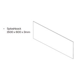 Mariz  Dark Concrete Splashback 600mm x 1500mm x 3mm