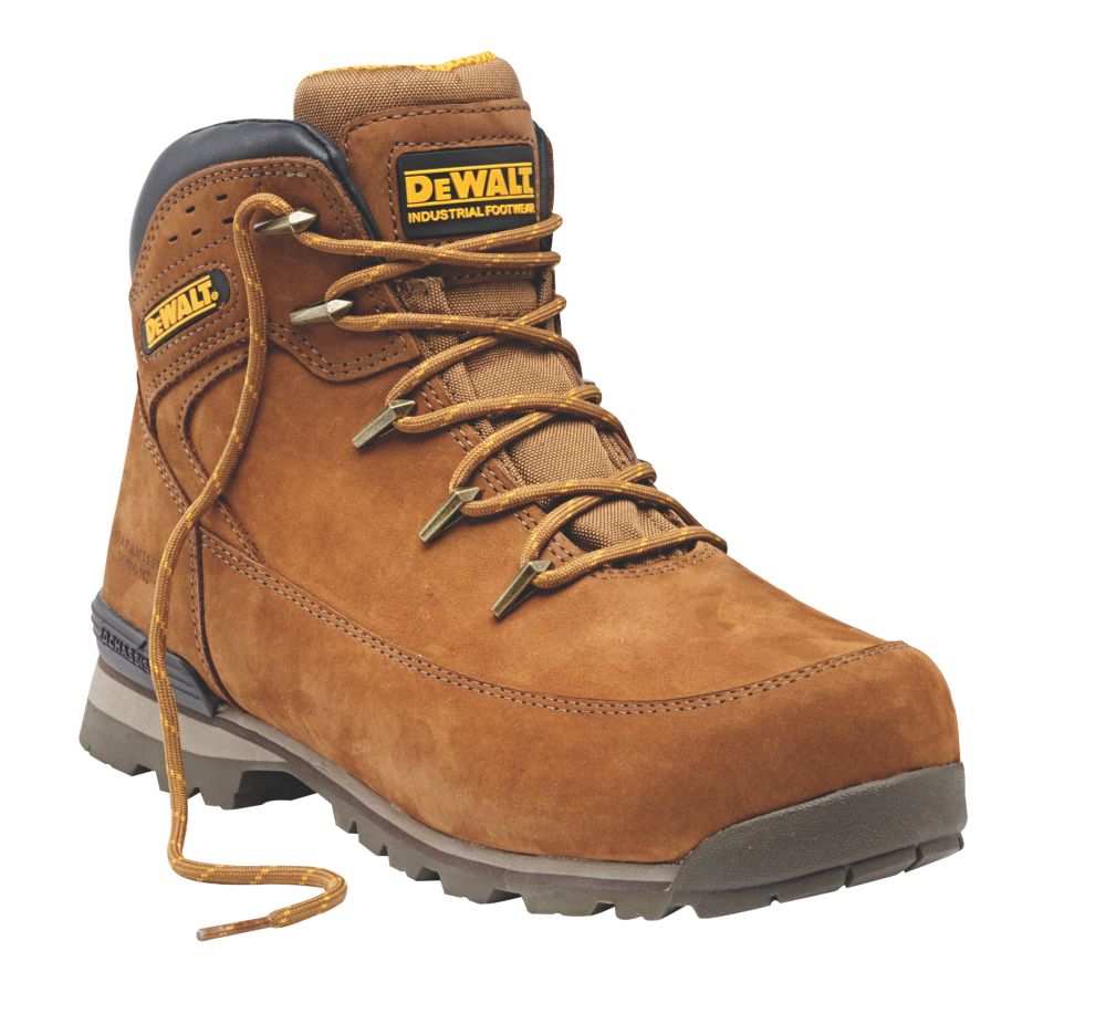 DeWalt Hydrogen Safety Boots Tan Size 10 Screwfix
