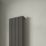 Flomasta  1800mm x 288mm 2133BTU Matt Charcoal Vertical Designer Radiator
