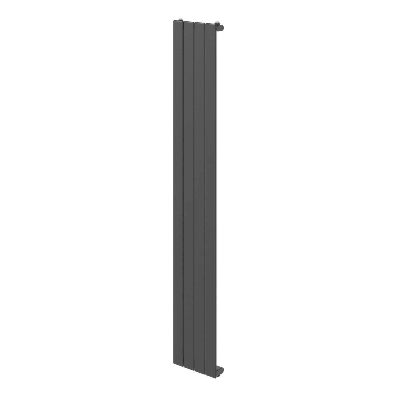 Flomasta 1800mm x 288mm 2133BTU Matt Charcoal Vertical Designer Radiator (6966D)