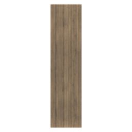 Fibo Scandi Wet Wall Panelling Slats Pure Oak 2400mm x 600mm x 10.2mm