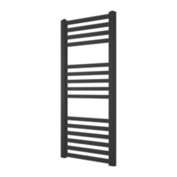 Ximax 922mm x 400mm 1014BTU Black Flat Designer Towel Radiator