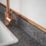 Rothley Rose Gold Corner Profiles 2.5m x 23mm x 23mm 3 Pack