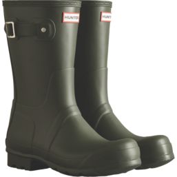 Hunter  Size 7  Dark Olive Non Safety Wellies