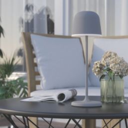 Eglo Mannera Rechargeable Battery LED Table Lamp Grey 2.2W 200lm