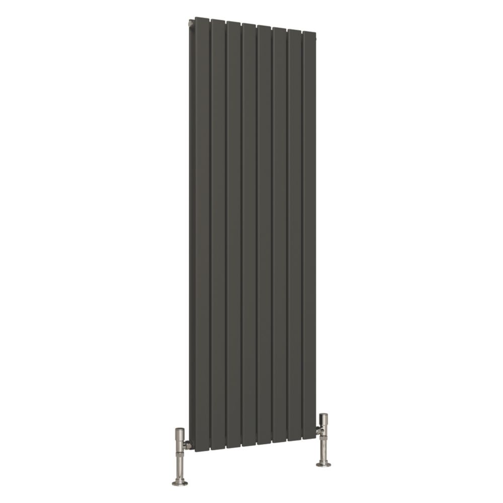 Reina Harley Double 1600mm x 560mm 4908BTU Anthracite Vertical Designer ...
