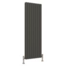 Reina Harley Double 1600mm x 560mm 4908BTU Anthracite Vertical Designer Radiator