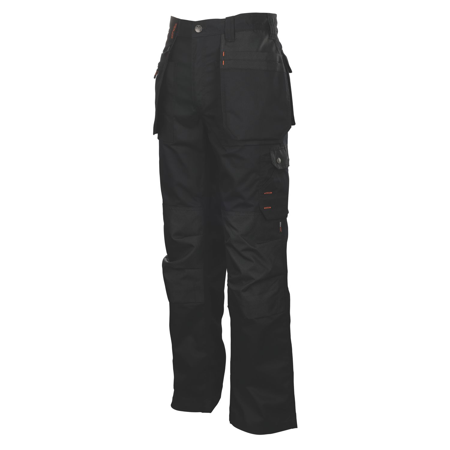Scruffs Worker Plus Holster Work Trousers Black 38" W 28" L (696EJ)