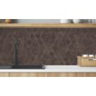 Wilsonart Parquet Walnut Brown/Gold Mid-Rise Splashback 3050mm x 600mm x 4mm
