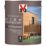 V33 2.5Ltr Dark Oak Satin Water-Based Exterior Wood Stain