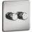 Knightsbridge  2-Gang 2-Way LED Intelligent Dimmer Switch  Polished Chrome