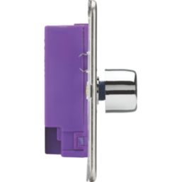 Knightsbridge  2-Gang 2-Way LED Intelligent Dimmer Switch  Polished Chrome