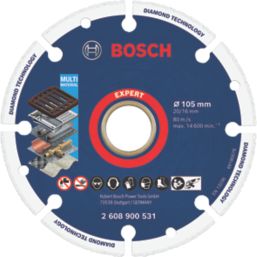 Bosch Expert Multi-Material Diamond Wheel Cutting Disc 105mm x 20/16mm