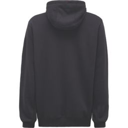 Hard Yakka Brushed Fleece Hoodie Grey Marl Large 40" Chest