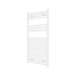 Flomasta 1200mm x 600mm 2101BTU White Flat  Towel Radiator