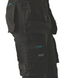 Regatta Ada Womens Stretch Holster Trousers Black Size 10 31" L